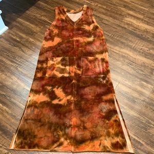 Handmade organic velour kaftan